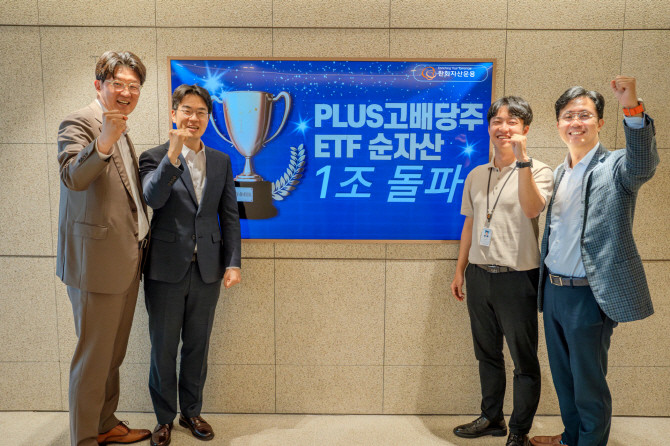 한화자산운용은 'PLUS 고배당주 ETF'의 순자산 총액이 1조원을 돌파했다. ⓒ 한화자산운용