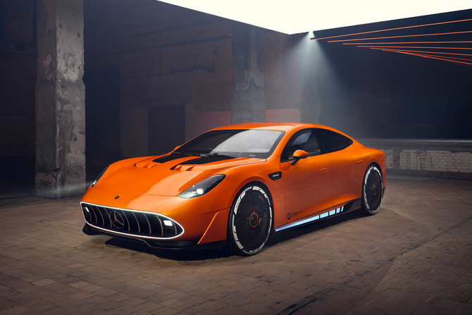 고성능 콘셉트카 '콘셉트 AMG GT XX'. ⓒ 메르세데스-벤츠 코리아