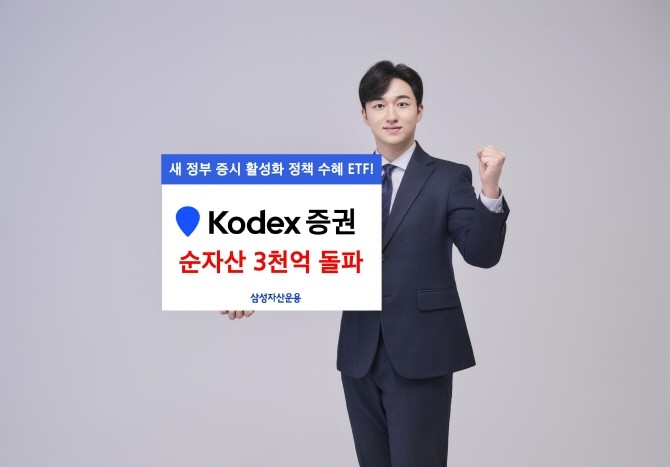 삼성자산운용의 KODEX 증권 ETF가 순자산 3000억원을 돌파했다. ⓒ 삼성자산운용