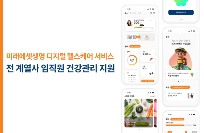 미래에셋생명이 자체 디지털 헬스케어 플랫폼을 활용해 임직원의 건강관리 혁신에 나선다. ⓒ 미래에셋생명
