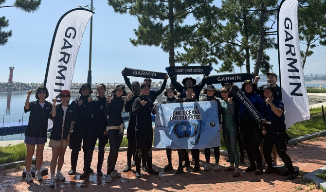 가민은 앞으로도 다이빙 커뮤니티 및 환경단체와 협력을 통해 해양 생태계 보전 활동을 이어갈 예정이다. ⓒ 가민