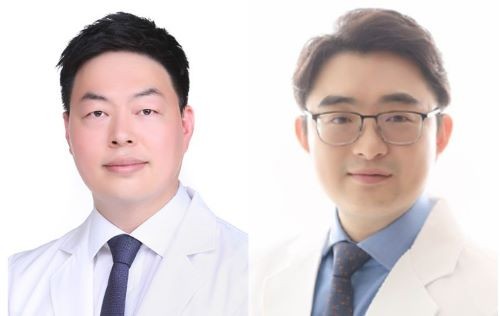 사진 왼쪽부터 경북대학교병원 혈액종양내과 이정민 교수, 칠곡경북대학교병원 혈액종양내과 백동원 교수. ⓒ 칠곡경북대병원