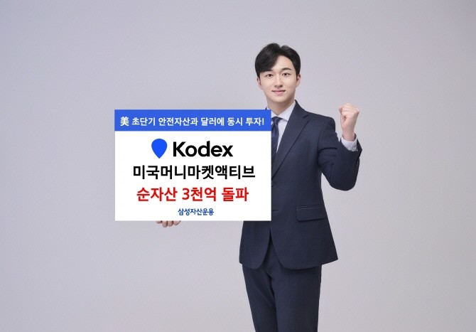 삼성자산운용은 지난 5월에 상장한 KODEX 미국머니마켓액티브의 순자산이 3049억원을 기록했다고 29일 밝혔다. ⓒ 삼성자산운용
