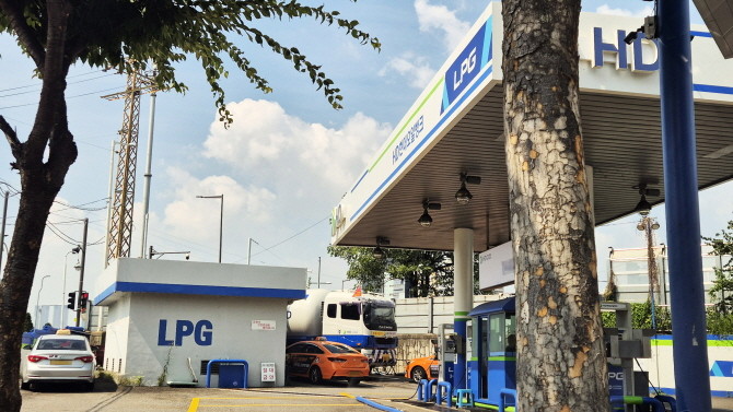 서울 시내의 한 LPG 충전소. = 조택영 기자