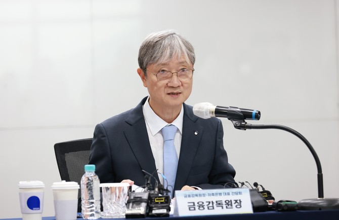 이찬진 금융감독원장이 저축은행 CEO 간담회에서 발언하고 있다. ⓒ 금융감독원