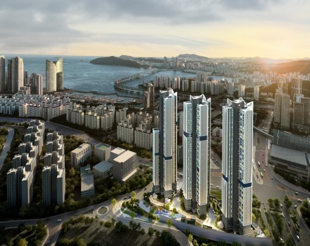 부산 해운대구 우동2구역에 분양 앞둔 '베뉴브 해운대' 조감도. ⓒ 삼한