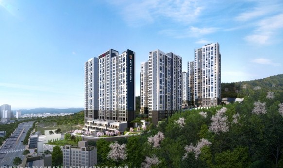 부산 사상구 '더파크 비스타동원' 조감도. ⓒ 동원개발