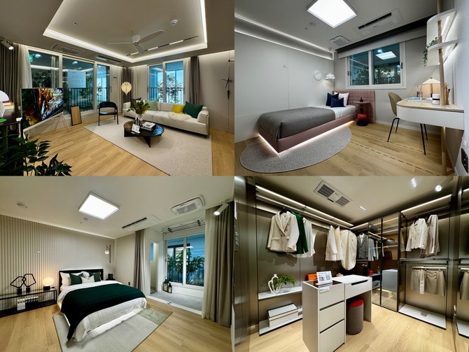 84㎡B타입은 남향 4Bay 구조로 채광과 개방감을 극대화한 실속형 중형 평면이다. = 김주환 기자