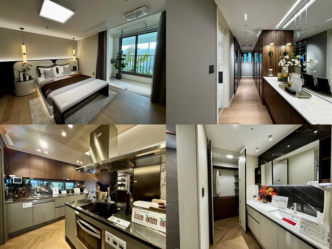 112㎡A타입은 전체적으로 가족형 라이프스타일에 최적화된 공용·개인 공간 분리형 구조를 갖췄다. = 김주환 기자