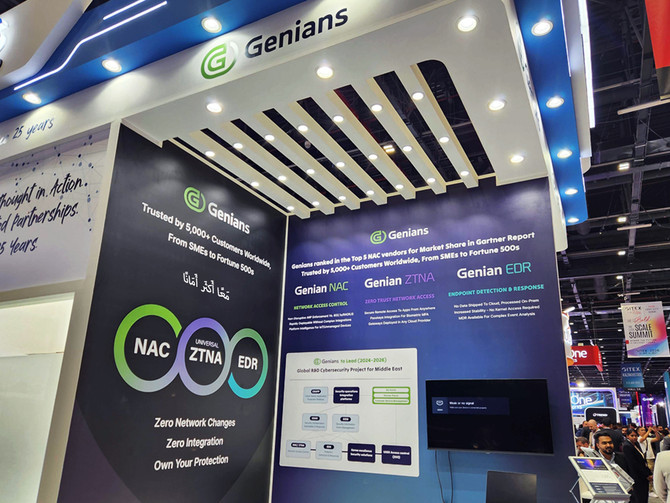 지니언스의 자이텍스 두바이 2025 현장 사진. ⓒ 지니언스