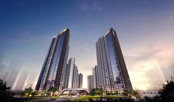 인하대역 수자인 로이센트 투시도. © BS한양