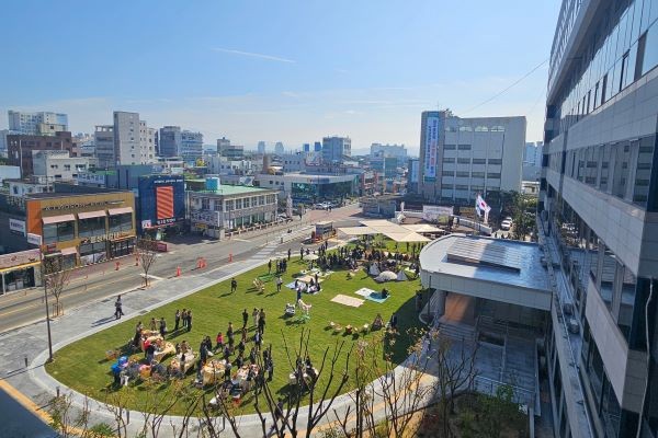 광산구청 시민광장 전경. ⓒ 광산구