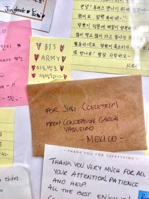 한지은 셀레트립 대표는 "한국 콘텐츠에 매료돼 방한한 외국인 관광객들이 직접 찾아와 감사 편지를 남기는 경우가 많다"며 "고객들의 따뜻한 응원과 메시지가 회사를 이끌어가는 가장 큰 원동력"이라고 말했다. ⓒ 셀레트립