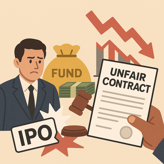 일부 벤처캐피탈들이 스타트업과의 계약에 경영 자율성을 침해하는 독소 조항을 포함시키고 있다. ⓒ 챗gpt 생성이미지