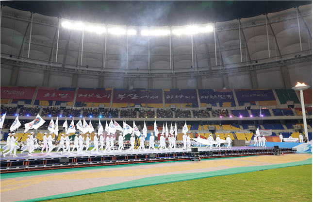 2025년 10월 24일 부산 진행된 제106회 전국체육대회 폐막식. ⓒ 부산시