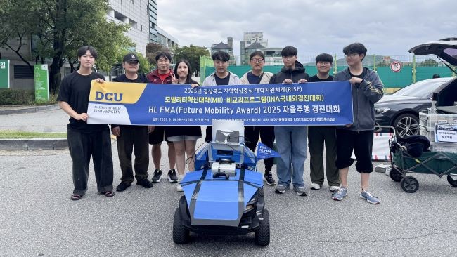 대구가톨릭대 컴퓨터공학전공, 소프트웨어융합학과 학생으로 구성된 보초전운팀. ⓒ 대구가톨릭대학교