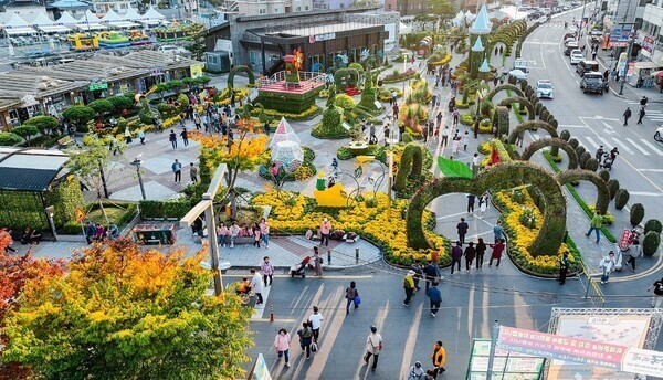 '제8회 예산장터 삼국축제장' 전경. ⓒ 예산군