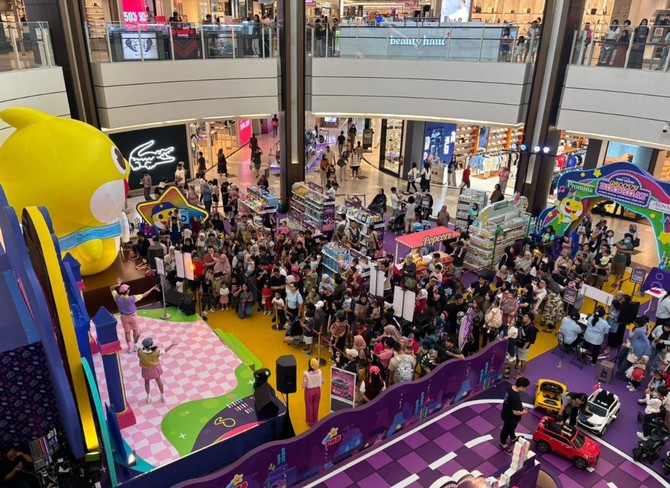 더핑크퐁컴퍼니가 인도네시아 5대 쇼핑몰에서 진행한 아기상어·베베핀 행사에 누적 280만명이 방문했다. ⓒ 더핑크퐁컴퍼니
