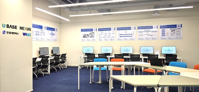 유베이스 AICC 디자인랩. 유베이스 그룹이 AICC와 AI 기술을 결합한 디지털 혁신 전략으로 고객경험 경쟁력 강화에 속도를 내고 있다. ⓒ 유베이스