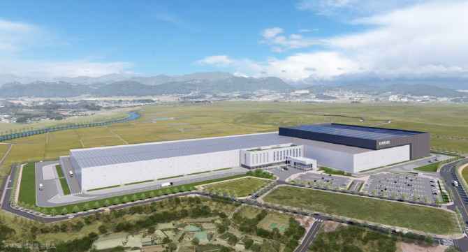 삼성전자 고창 CDC 물류센터 조감도. Ⓒ 동부건설