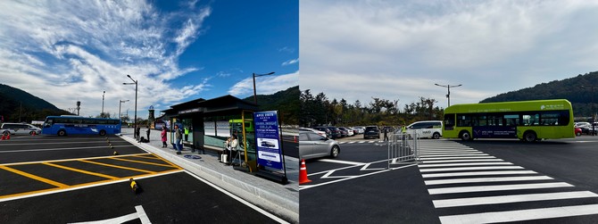 APEC 2025 KOREA T1 서편환승주차장. = 김주환 기자