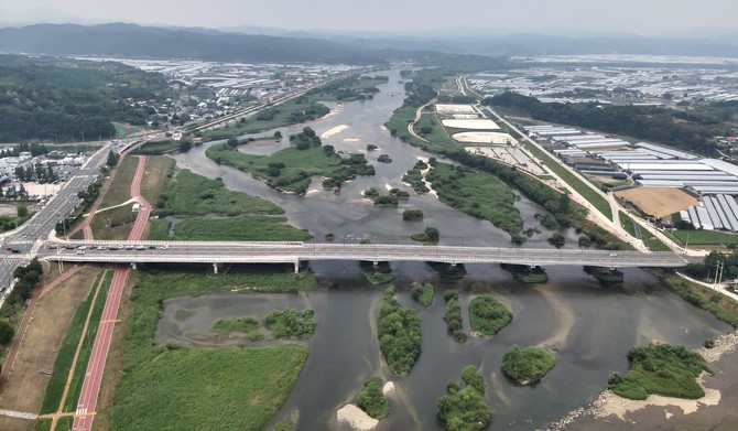 수해 재발방지 하천준설 추진. ⓒ 진주시