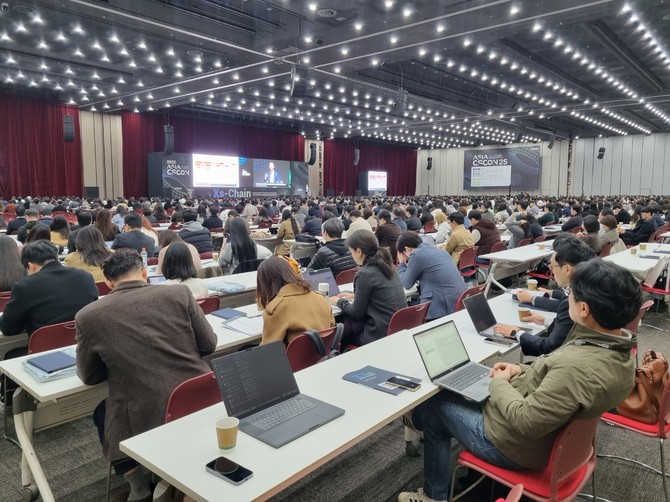 경기도 고양시 킨텍스에서 개최된 Asia CSCON 2025 전경. = 김상준 기자