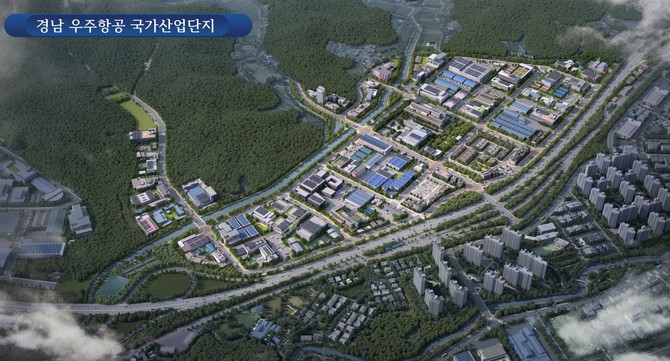 우주항공 국가산업단지 조감도. ⓒ 진주시