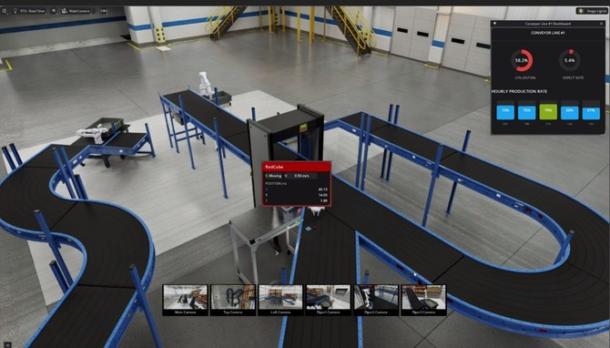 케이쓰리아이 옴니버스형 플랫폼 내 시뮬레이션. ⓒ 케이쓰리아이