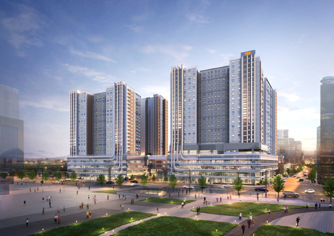 e편한세상 동대구역 센텀스퀘어 투시도. Ⓒ DL이앤씨