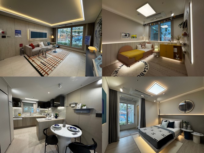 전용 51㎡은 소형이지만 공간감을 살려 답답하지 않은 맞통풍 구조를 차용했다. = 김주환 기자