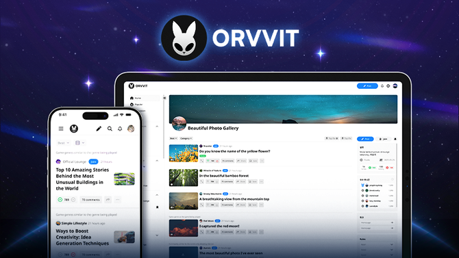 글로벌 확장형 커뮤니티 플랫폼 '오르빗'. ⓒ 밸로프