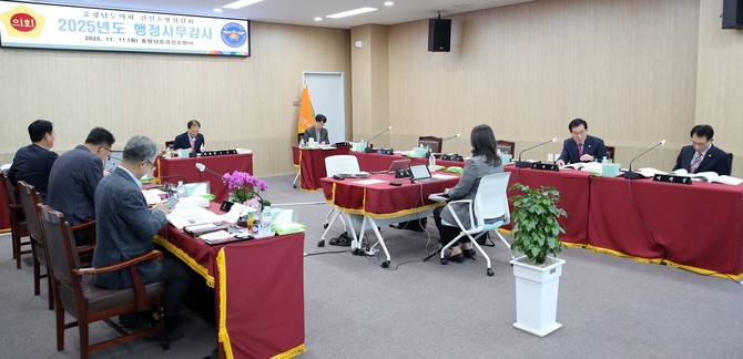 11일 금산소방서와 논산소방서를 대상으로 제362회 정례회 행정사무감사를 실시하고 있다. ⓒ 의회사무국