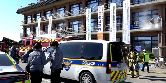 2025년 부여군 안전충남훈련 모습. ⓒ 부여군