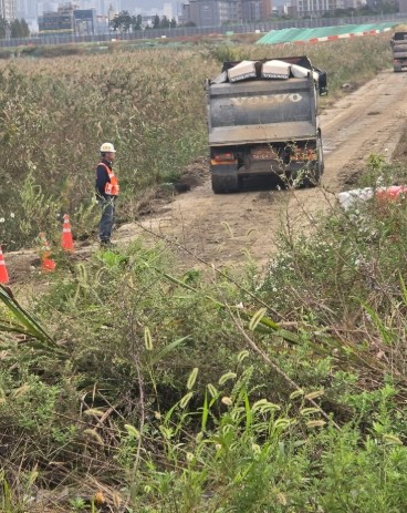LH 부산진해사업단에 한 건설현장의 모습=서경수 기자.