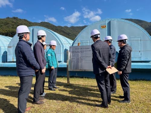 도급·용역·위탁사업의 안전보건관리체계 구축을 지원하기 위한 안전보건 컨설팅 모습. ⓒ 청도군