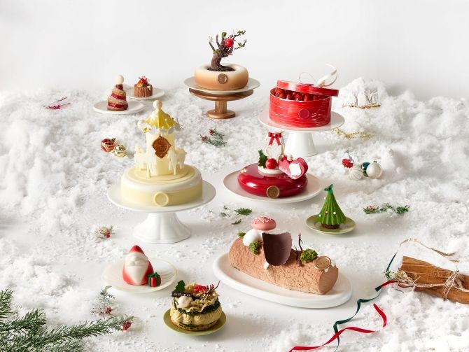 안토(ANTO)'가 특별한 연말을 위한 크리스마스 케이크 13종을 선보인다. © 한화호텔앤드리조트
