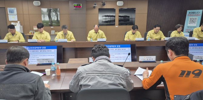 인천서구청과 인천서부소방서, 인천서부경찰서, 인천서구보건소, 협력사 등 6개 관계기관과 지역주민이 훈련에 참여하고 있다. ⓒ 서부발전