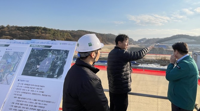 19일 오전 6시부터 오후 4시까지 초미세먼지(PM2.5) 위기경보 '주의' 단계 비상저감조치 발령 모의훈련을 실시하고 있다. ⓒ 대전시