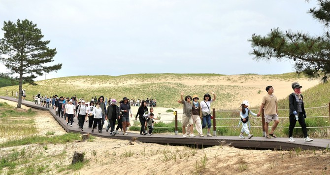 '2025 태안 방문의 해' 방문객 증가(2025년 6월7일 대한민국 사구축제). ⓒ 태안군