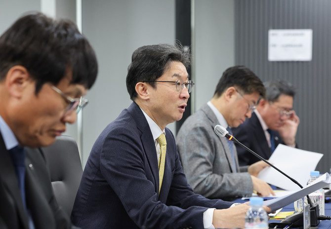 이억원 금융위원장이 20일 서울 중구 여신금융협회에서 열린 여신전문금융업권 CEO 간담회에서 발언하고 있다. ⓒ 금융위원회