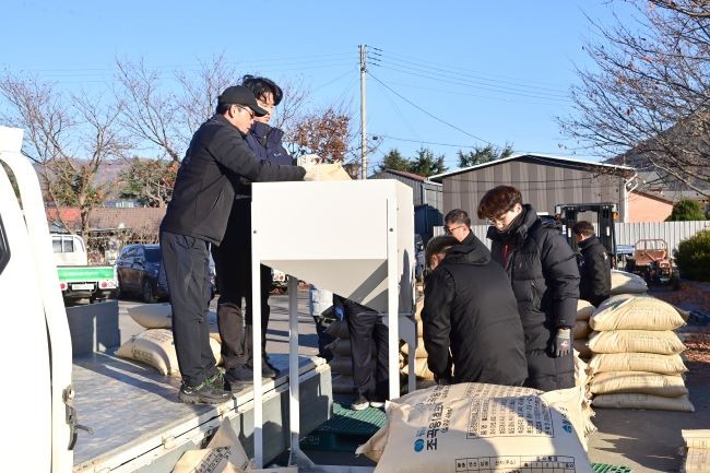 청송군 2025년산 공공비축미곡 매입 현장 모습. ⓒ 청송군