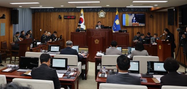 제288회 제2차 정례회 개회 모습. ⓒ 울진군의회