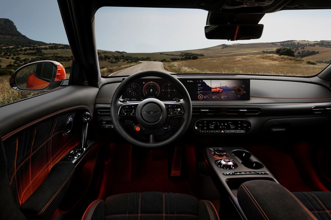 제네시스 'GV60 마그마'의 내장 이미지. ⓒ 제네시스 브랜드