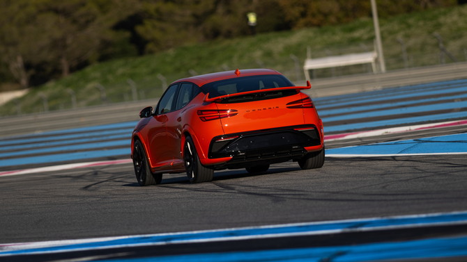 제네시스 'GV60 마그마'의 외장 이미지. ⓒ 제네시스 브랜드