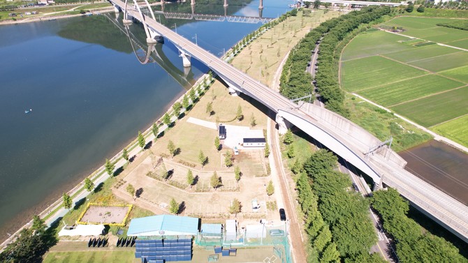 하동 송림 파크골프장 조감도. ⓒ 하동군