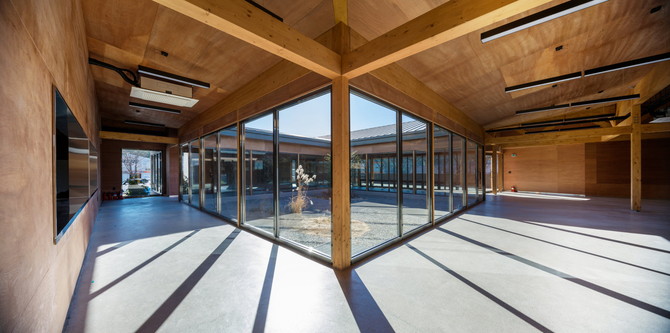 진주시가 친환경으로 지향하는 목조 공공건축물. ⓒ 프라임경제