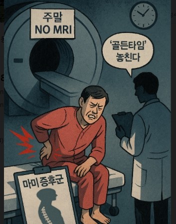 휴일과 주말에는 급성 척추질환을 비롯해 신경응급환자들이 MRI 진단을 받지 못헤 '골든타임'을 놓치는 사롁가 빈번해지고 있다. ⓒ 부산 온병원