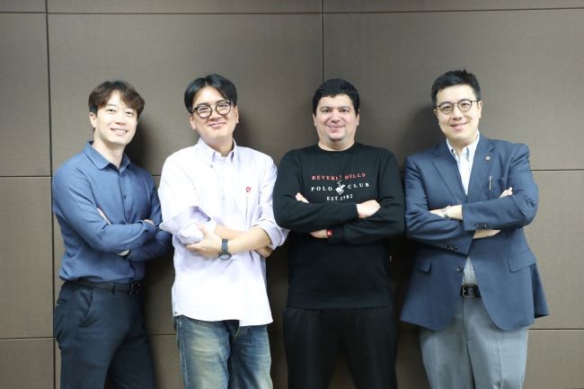 사진 왼쪽부터 DGIST 이상훈·유재석 교수, Nizar Guezzi 박사과정생, 김회준 교수. ⓒ DGIST