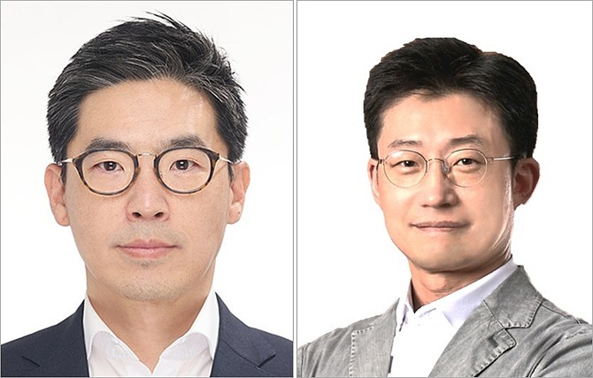 박민 호텔신라 부사장(왼쪽), 조병준 호텔신라 부사장. © 호텔신라